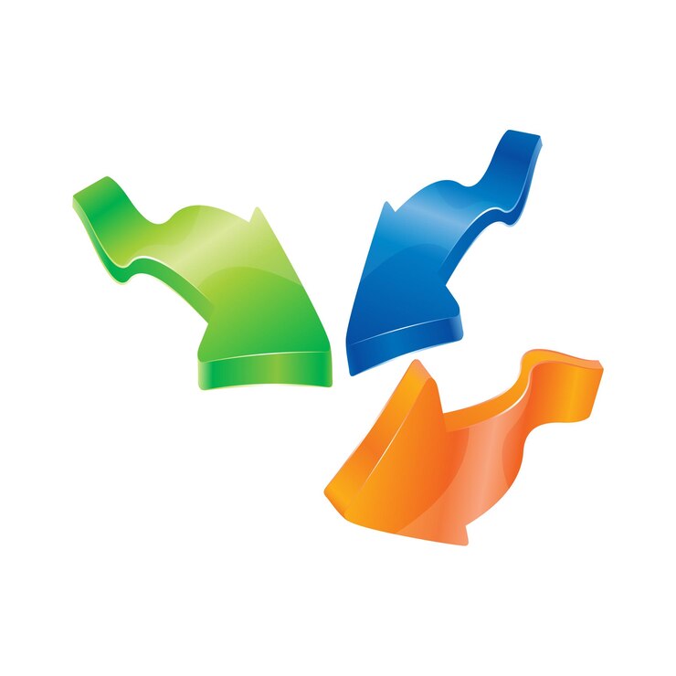Vector 3d arrow icon creative vector design 4
