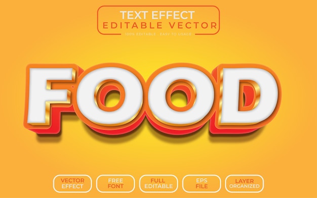 3D editable text effect design