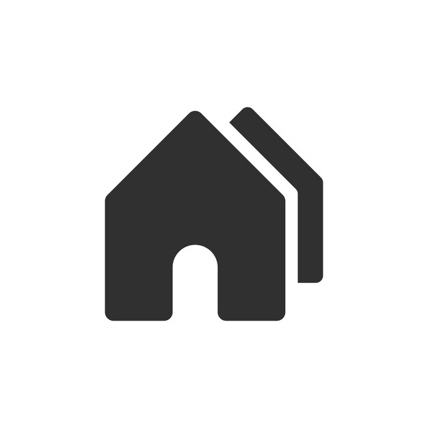 3d home homepage base main page house icon emblem symbol sign for ui ux mobile app websi