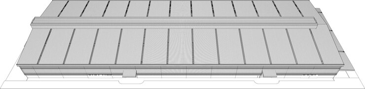Vector 3d illustration of building project