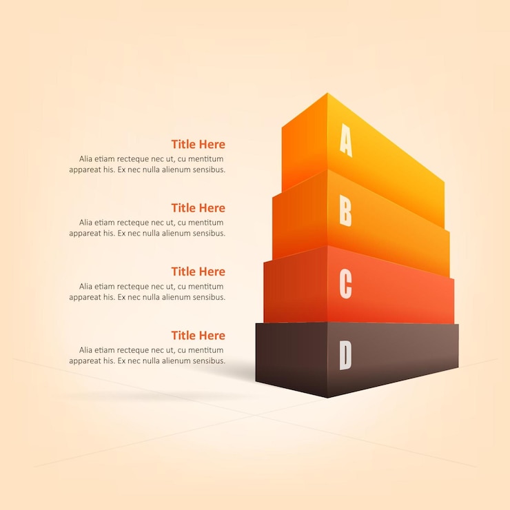 Vector 3d infographic