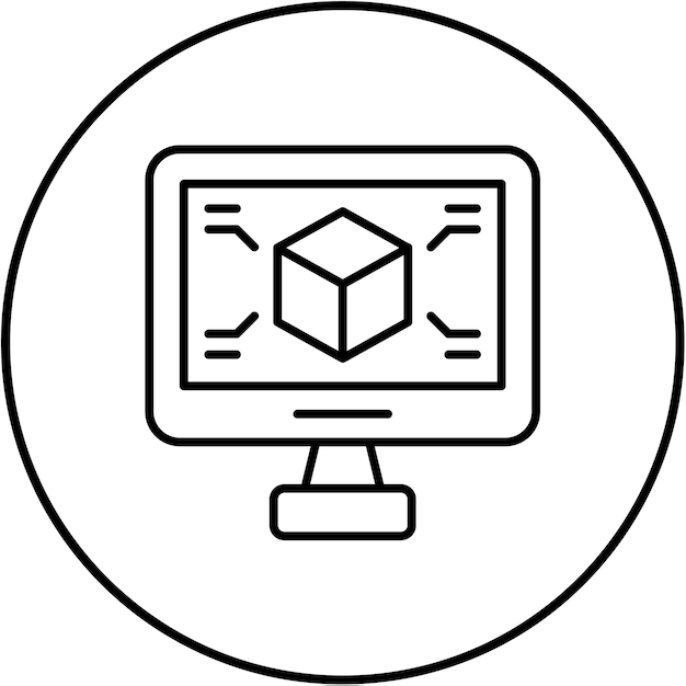 3d modeling Icon