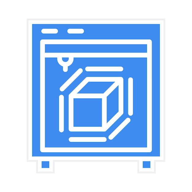 3D Printing icon vector image Can be used for Robotics