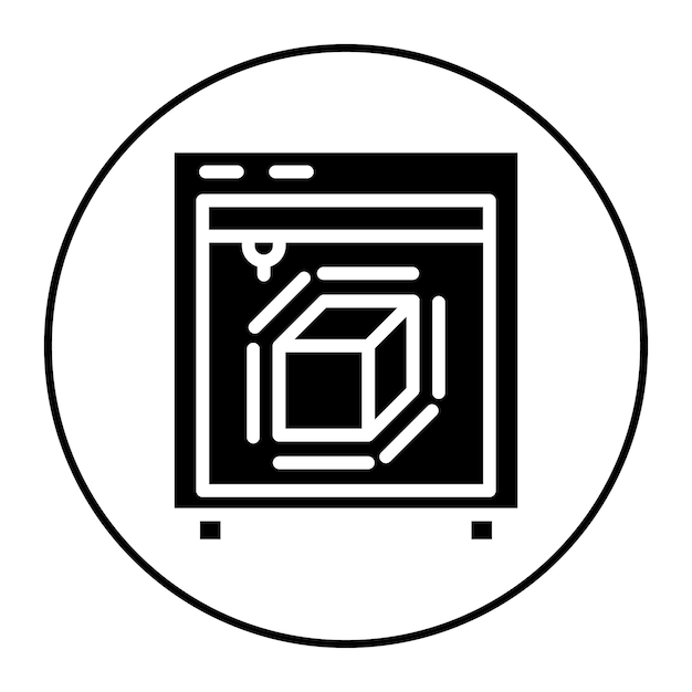 3D Printing icon vector image Can be used for Robotics