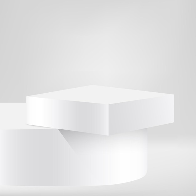 3d shiny podium background DesignProduct presentation mock up show product Podium stage Vector