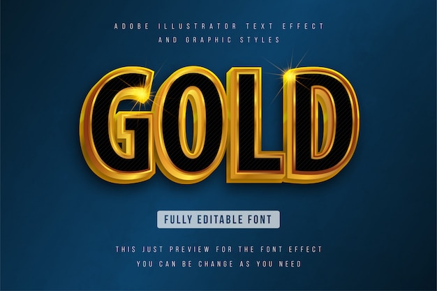 3d Text effect, Editable text