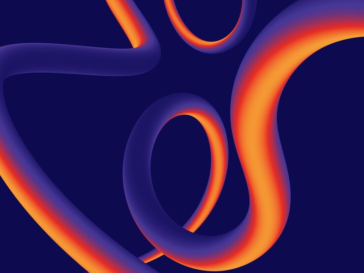 Vector 3d vector of fluid gradient background premium download