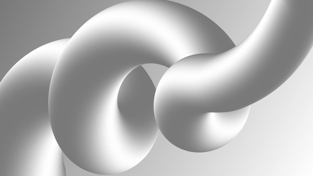 3d wavy line silver metallic background