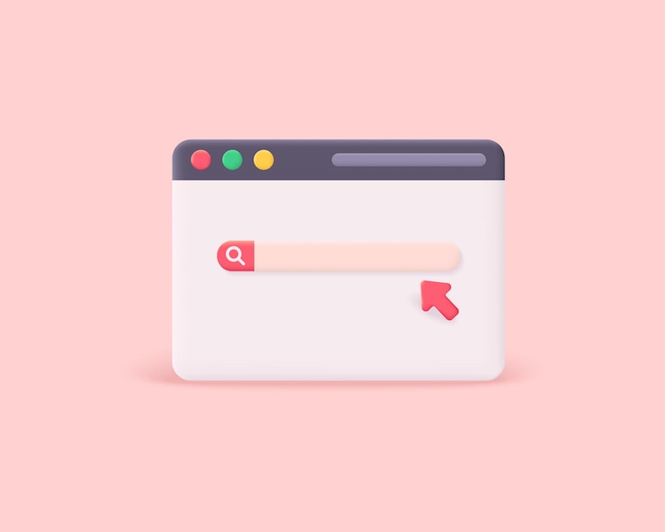Vector 3d websites realistic icon concept vector image
