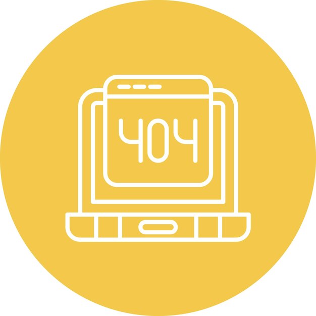 404 Error icon vector image Can be used for Cyber Security