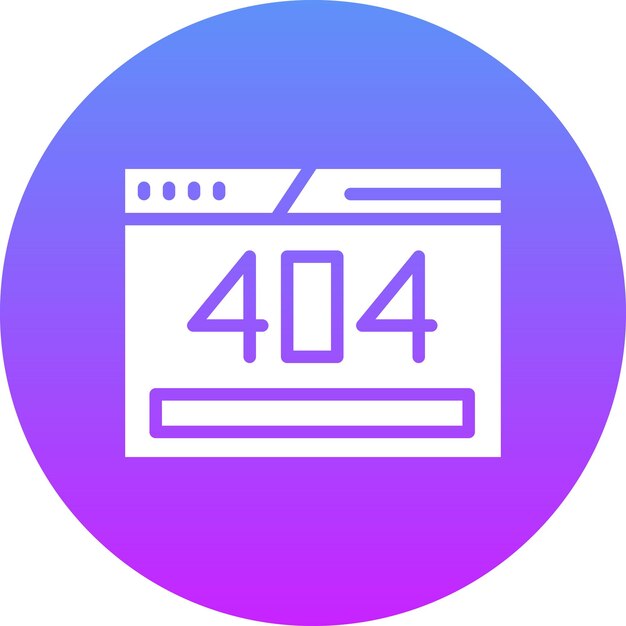 404 Error vector icon illustration of Cyber Security iconset