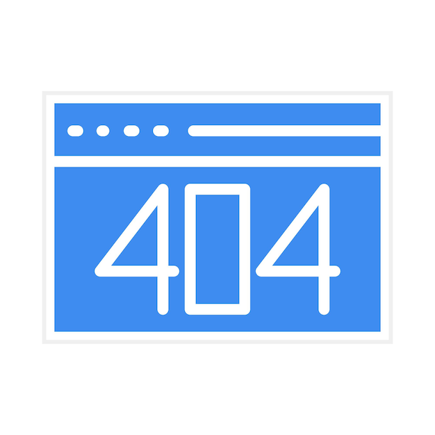 404 Error Vector Illustration