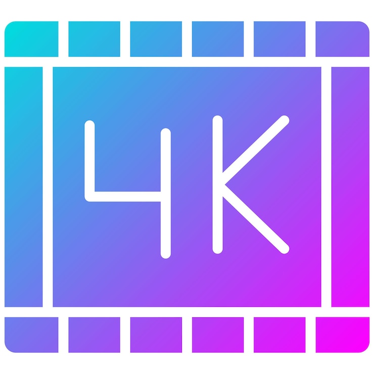Vector 4k film vector illustration style
