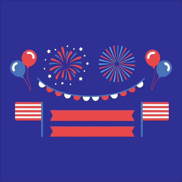 4th of July vector