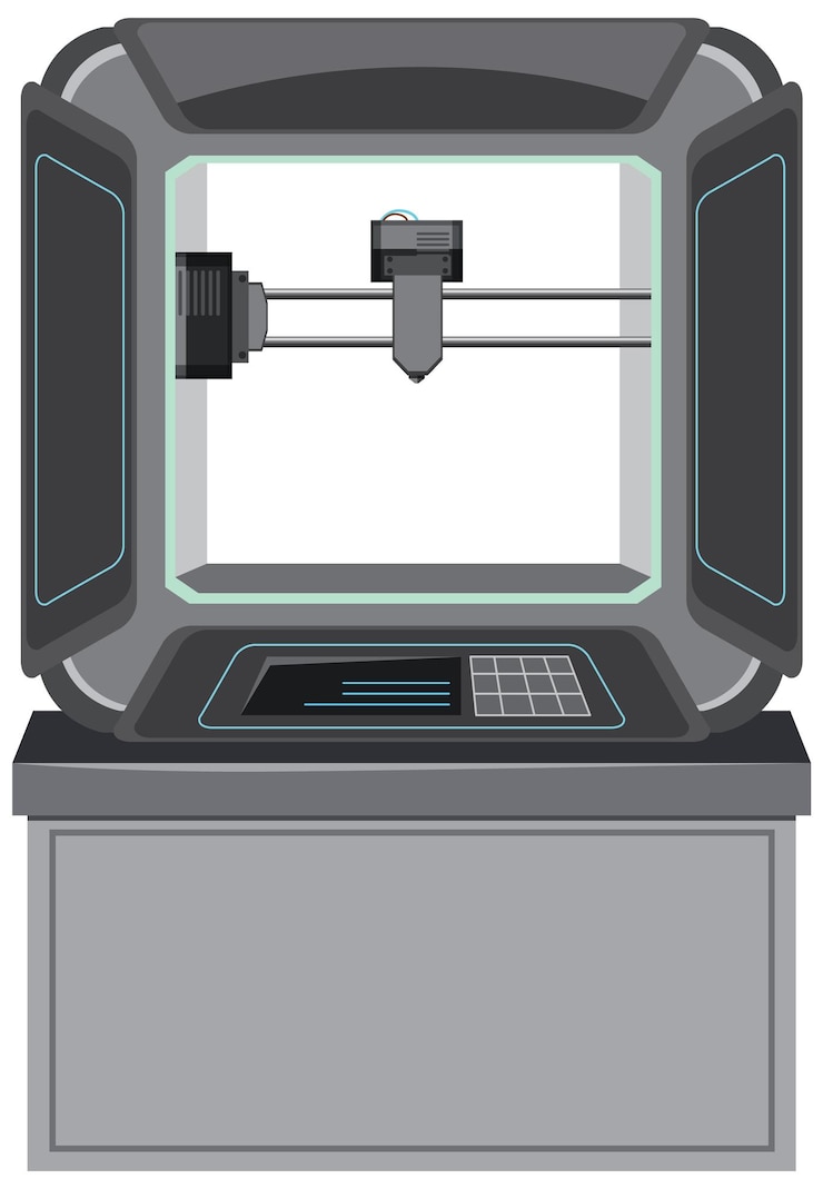 Vector a 3d printer model machine