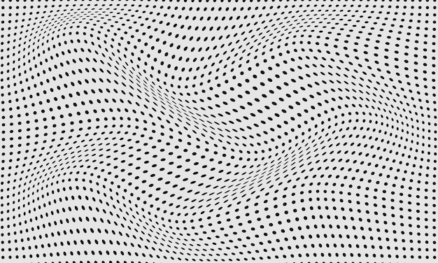 a black and white abstract background with a dotted pattern in the middle