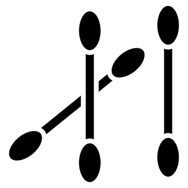 a black and white image of a spoon and spoons with arrows pointing in different directions