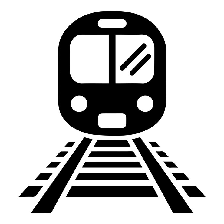 a black and white image of a train with the number 2 on it