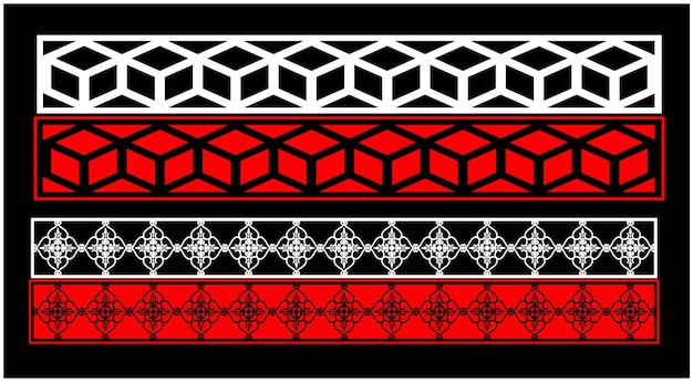 A black and white pattern with the word love on it.
