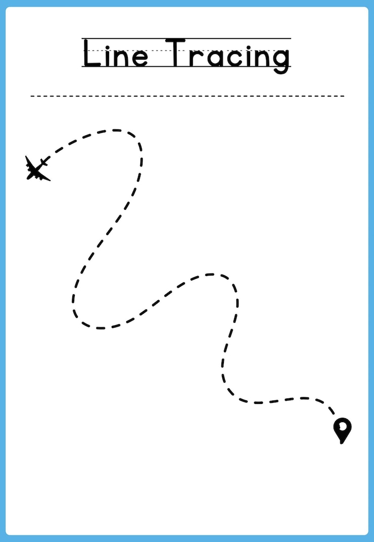 Vector a black and white picture of a road with a plane on it