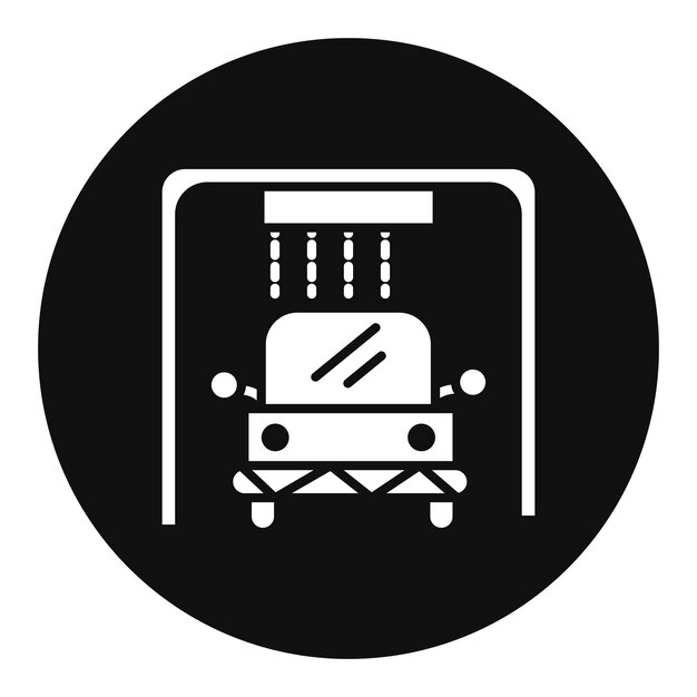 a black and white sign that says quot bus quot