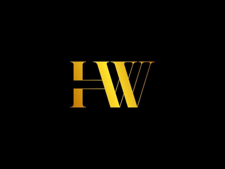 Vector a black background with the letter h on it