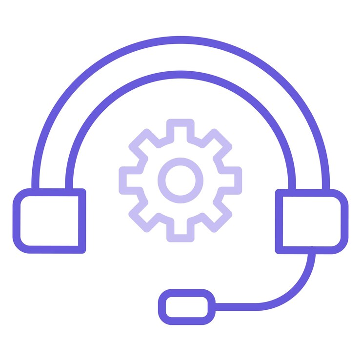Vector a blue and purple logo with a blue and green watch on it