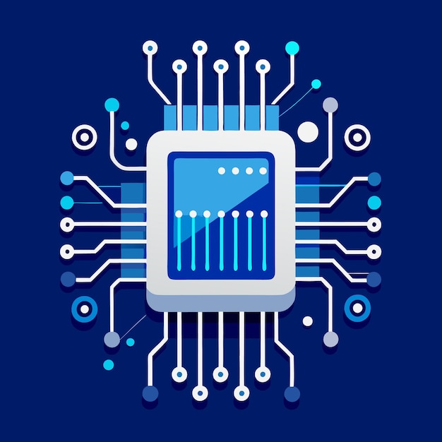 a blue and white image of a computer screen with the words the word on it