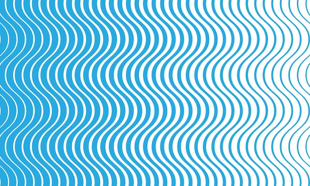 a blue background with wavy lines