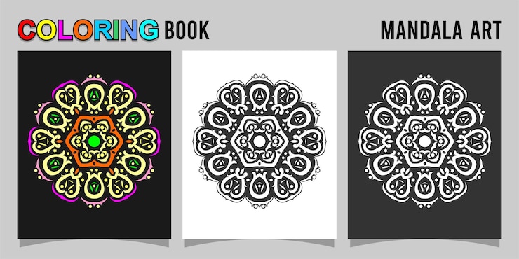 Vector a book with a design on it
