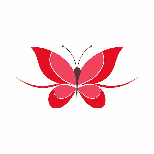 A butterfly logo vector art illustration 11