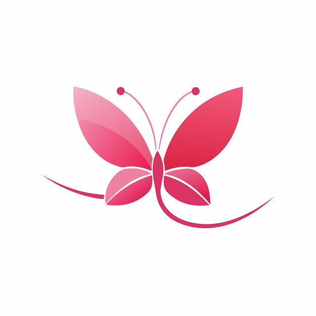 A butterfly logo vector art illustration 19