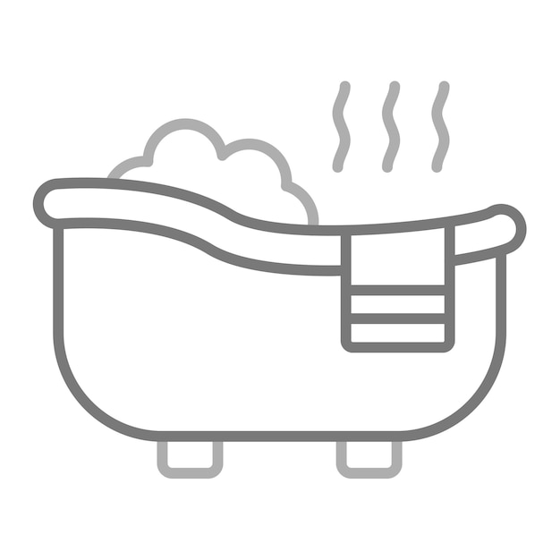 a cartoon drawing of a hot dog in a pot with hot sauce on it