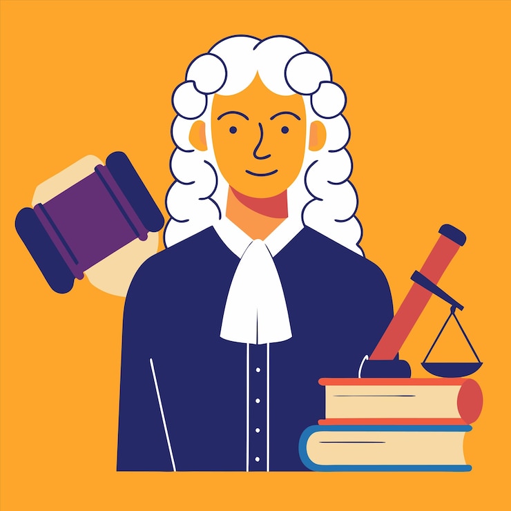 Vector a cartoon of a man holding a book and a book with a book in his hand