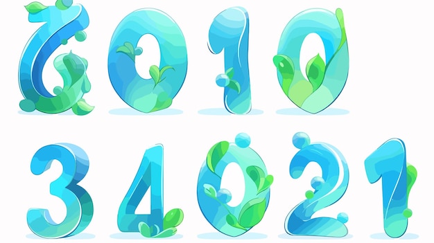 a collection of numbers from the year of the year