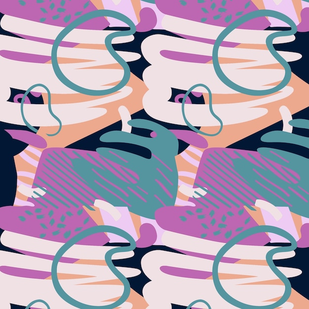 A colorful array of abstract brush art neatly composed