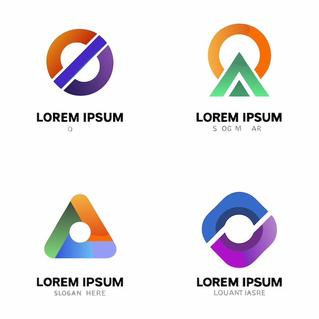 a colorful logo for a company called l a