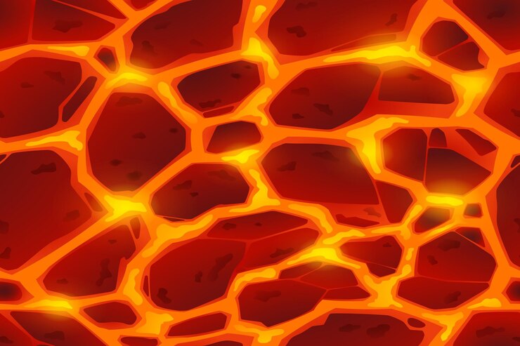 a colorful orange and yellow pattern of a coral wall