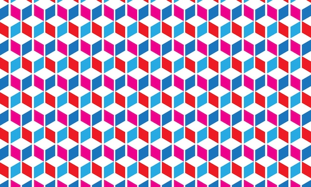 a colorful pattern of squares with the red and blue squares on the top