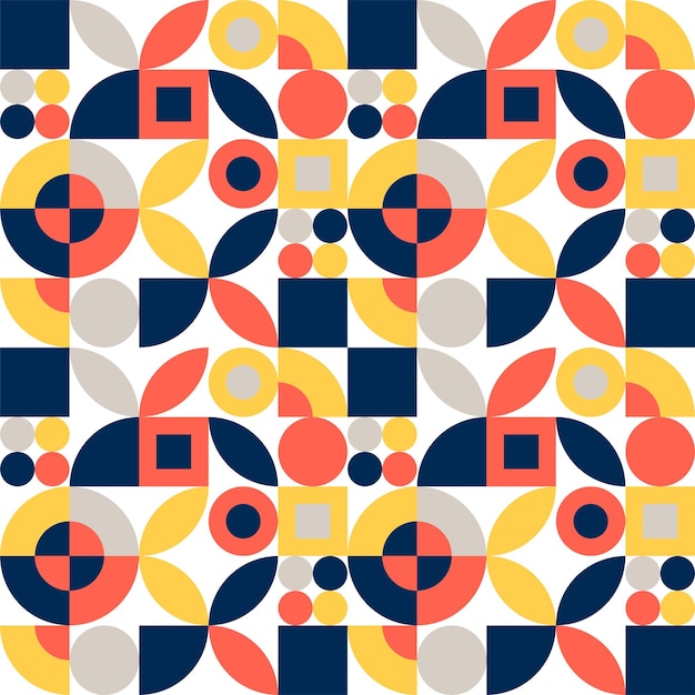A colorful pattern with circles and the word art on it