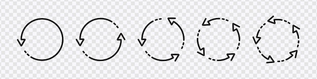 a diagram of circles and arrows on a transparent background