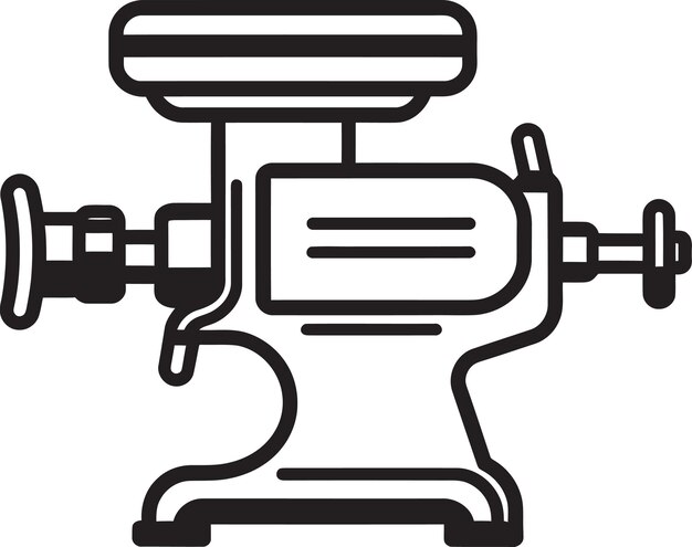 a drawing of a robot with a white strip on it