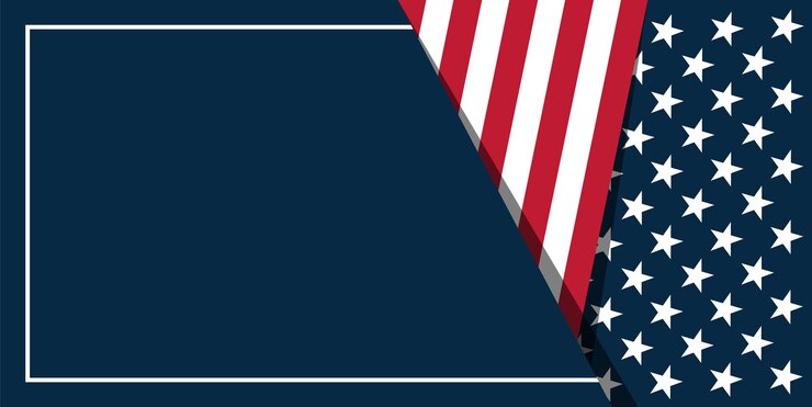 a flag that is on a blue surface