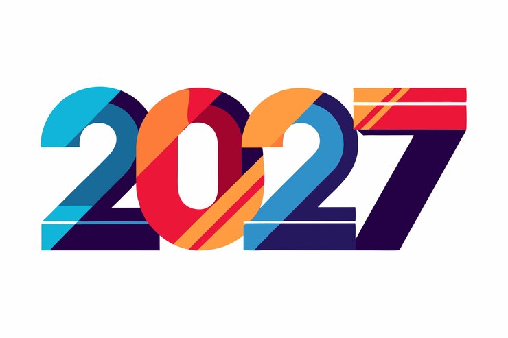 Vector a graphic of the year 2012 is shown with the text 2013