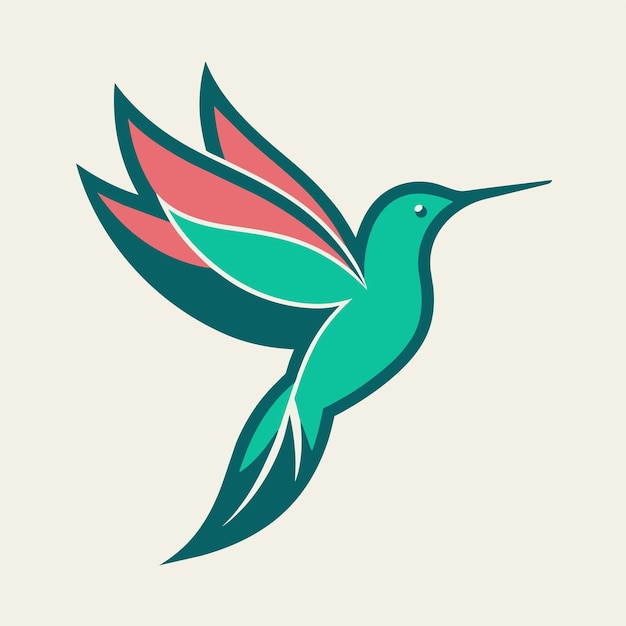 a hummingbird in flight showcasing a striking red and green tail a whimsical scene of multiple hummingbirds in flight