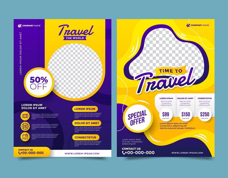 Vector a magazine cover for travel with a picture of a cloud on it