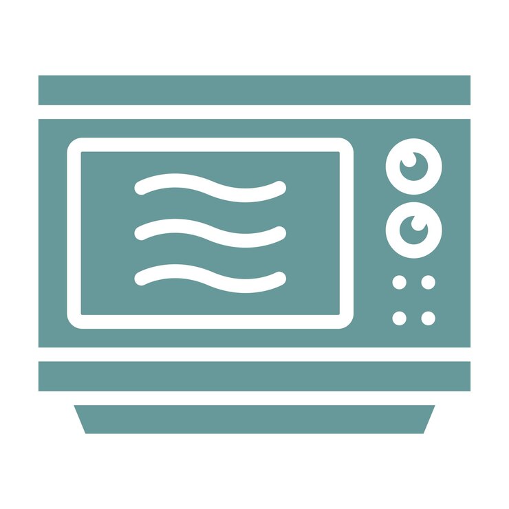 Vector a microwave that has the word quot fire quot on it