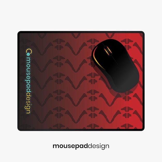 a mouse with a mouse design on it