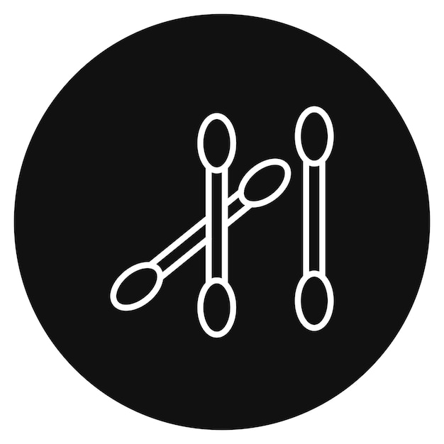 a pair of scissors with the word scissors on the black circle