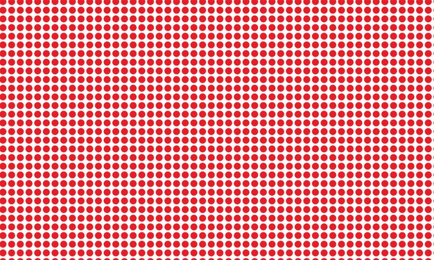 a pattern of red circles on a white background